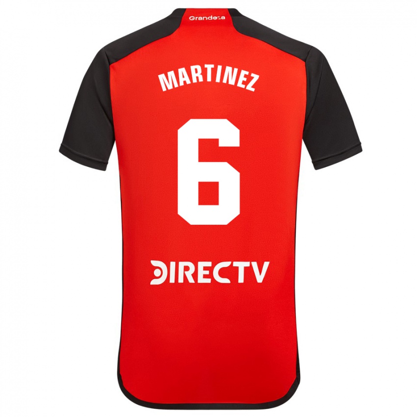 キッズDavid Martinez#6赤アウェイシャツ2023/24ジャージーユニフォーム