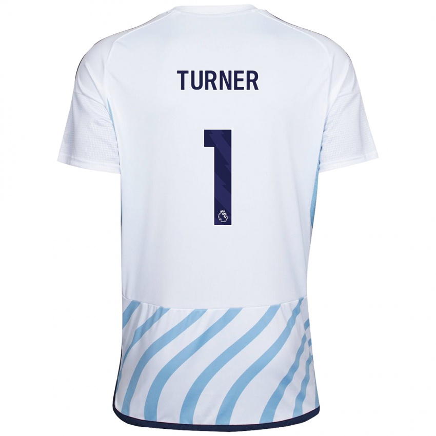 キッズマット・ターナー#1白青アウェイシャツ2023/24ジャージーユニフォーム