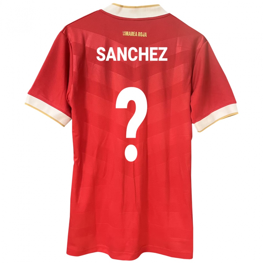 レディースパナマAimar Sánchez#0赤ホームシャツ24-26ジャージーユニフォーム