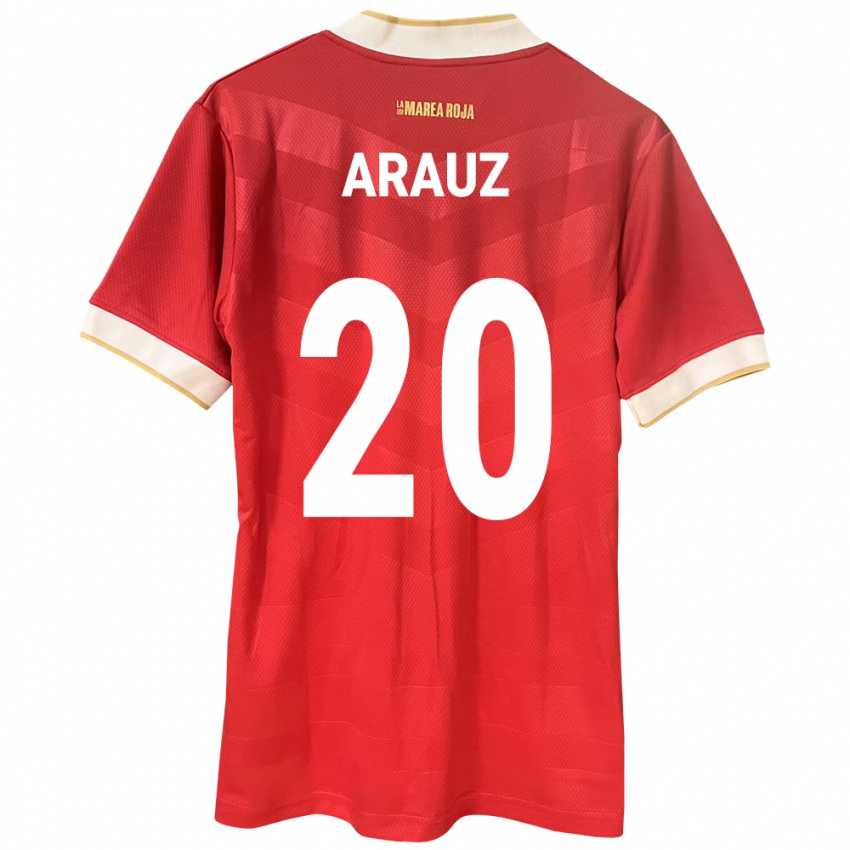 レディースパナマYulieth Araúz#20赤ホームシャツ24-26ジャージーユニフォーム