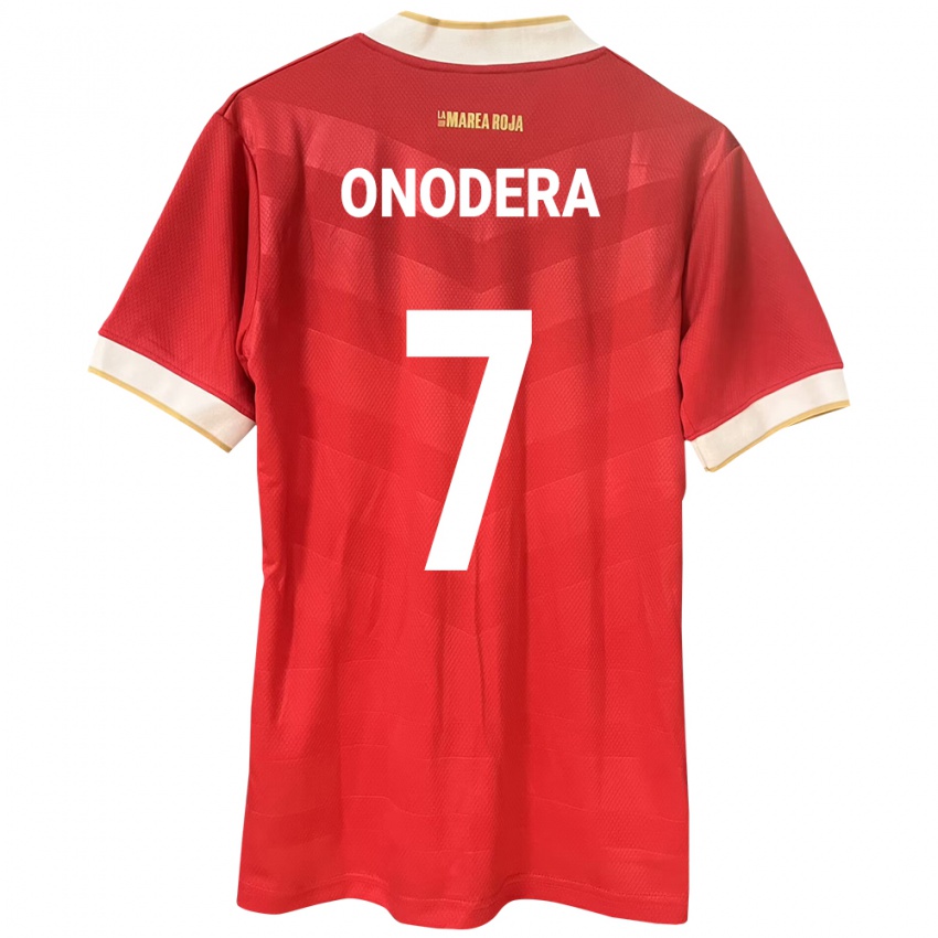 レディースパナマAlison Onodera#7赤ホームシャツ24-26ジャージーユニフォーム