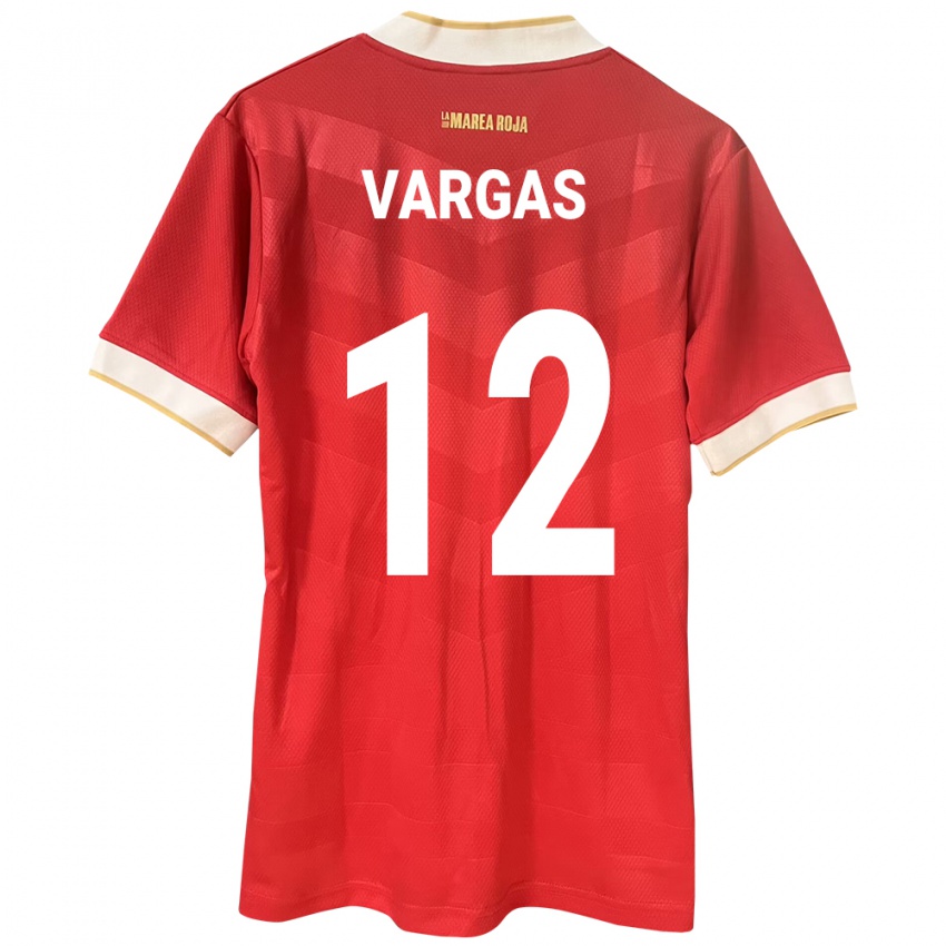 レディースパナマStephani Vargas#12赤ホームシャツ24-26ジャージーユニフォーム