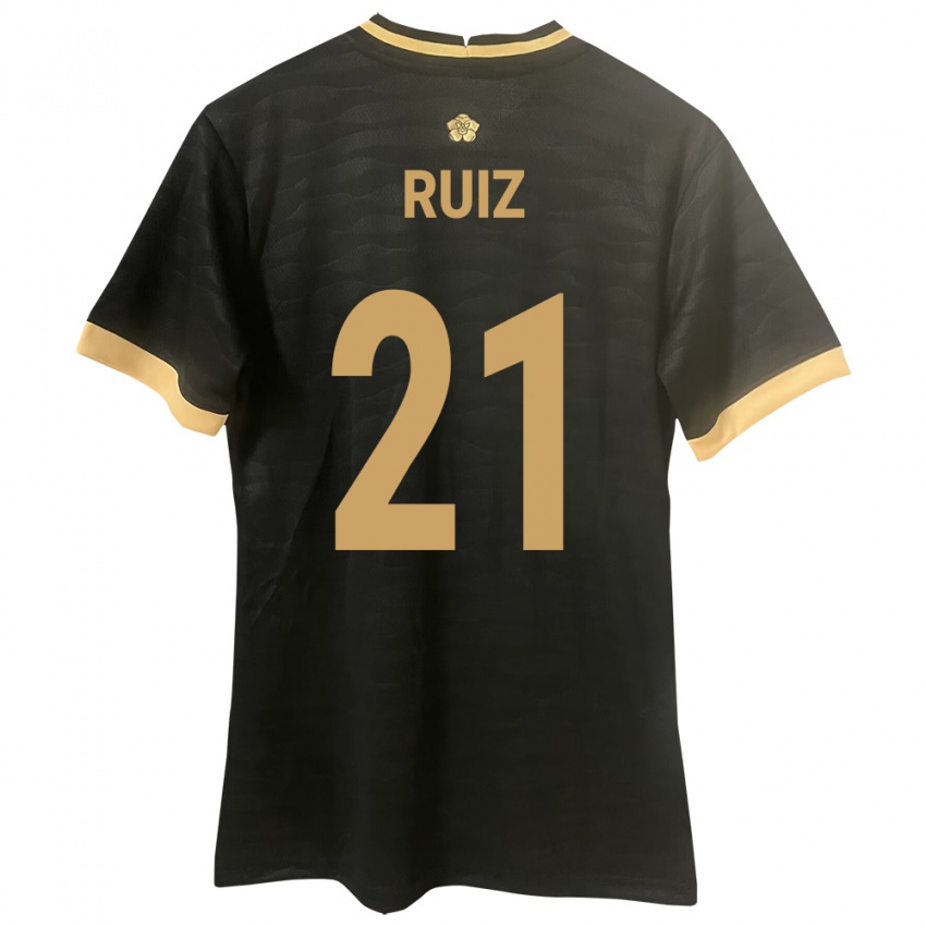 レディースパナマAlberto Ruiz#21黒アウェイシャツ24-26ジャージーユニフォーム