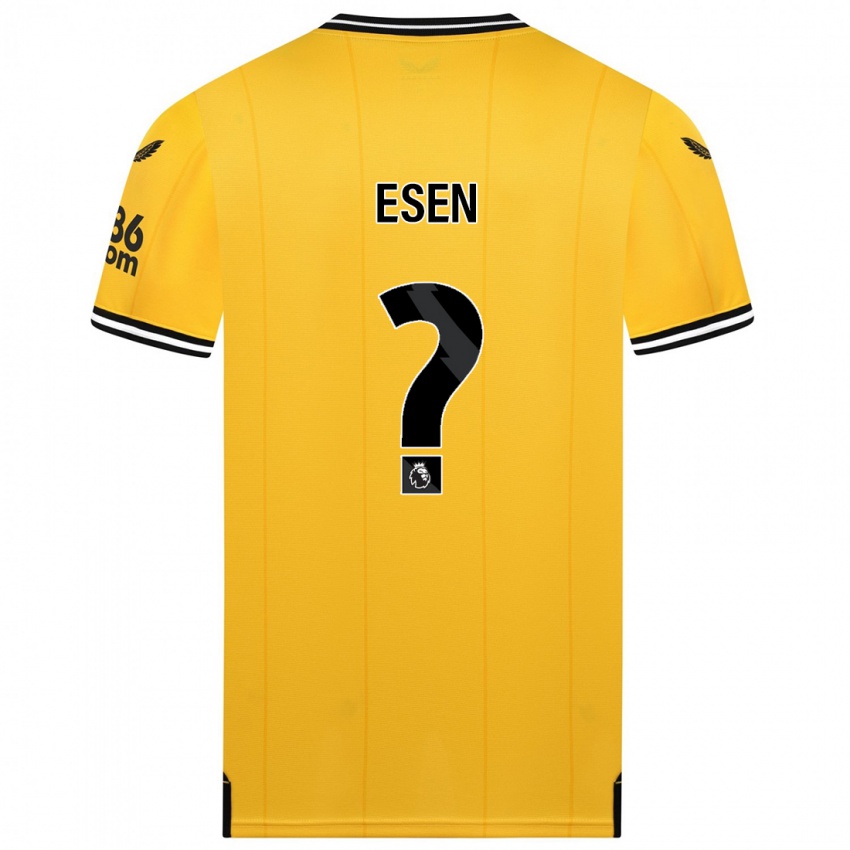 キッズハリス・ジョシュア・エセン#0黄色ホームシャツ2023/24ジャージーユニフォーム