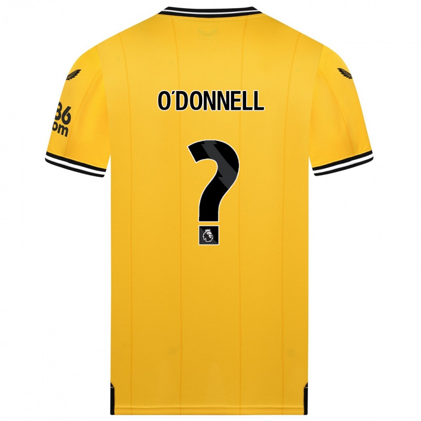 キッズルーク・オドネル#0黄色ホームシャツ2023/24ジャージーユニフォーム