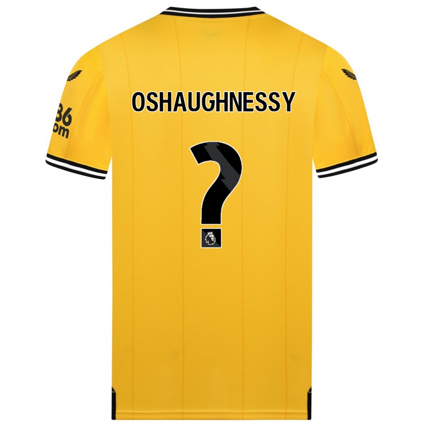 キッズジョー・オショーネシー#0黄色ホームシャツ2023/24ジャージーユニフォーム