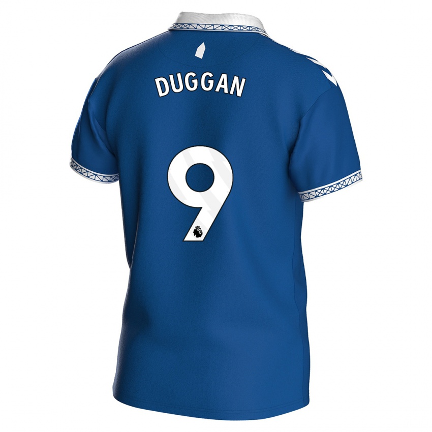 キッズトニ・ダガン#9ロイヤルブルーホームシャツ2023/24ジャージーユニフォーム
