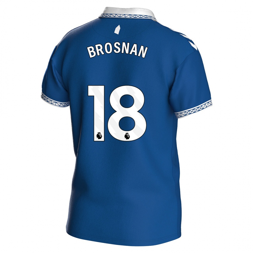 キッズコートニー・ブロスナン#18ロイヤルブルーホームシャツ2023/24ジャージーユニフォーム