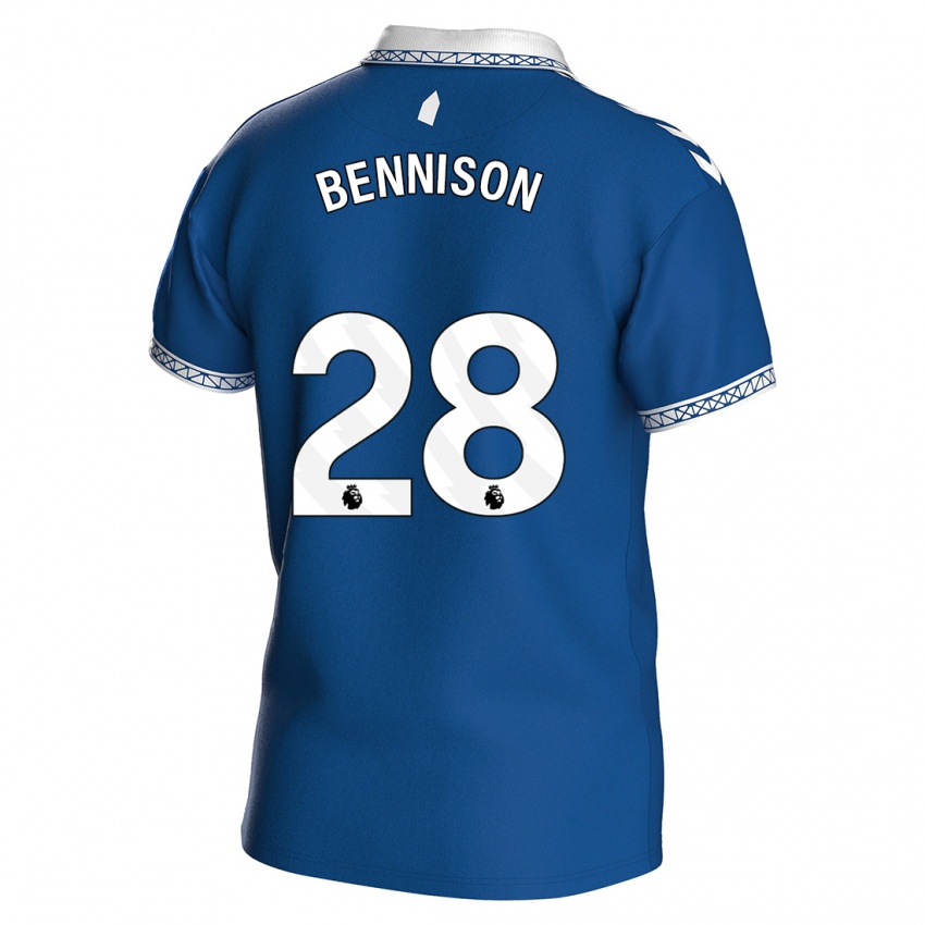 キッズハンナ・ベニソン#28ロイヤルブルーホームシャツ2023/24ジャージーユニフォーム