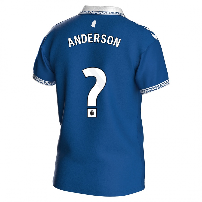 キッズジョセフ・アンダーソン#0ロイヤルブルーホームシャツ2023/24ジャージーユニフォーム