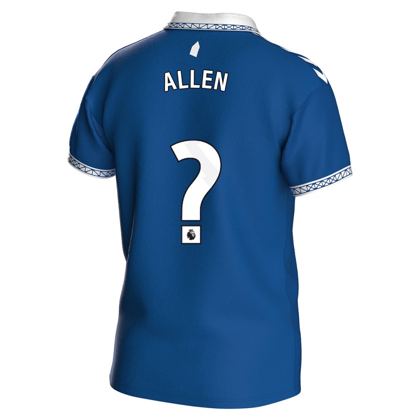 キッズアリアン・アレン#0ロイヤルブルーホームシャツ2023/24ジャージーユニフォーム