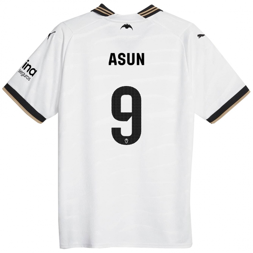 キッズAsun#9白ホームシャツ2023/24ジャージーユニフォーム