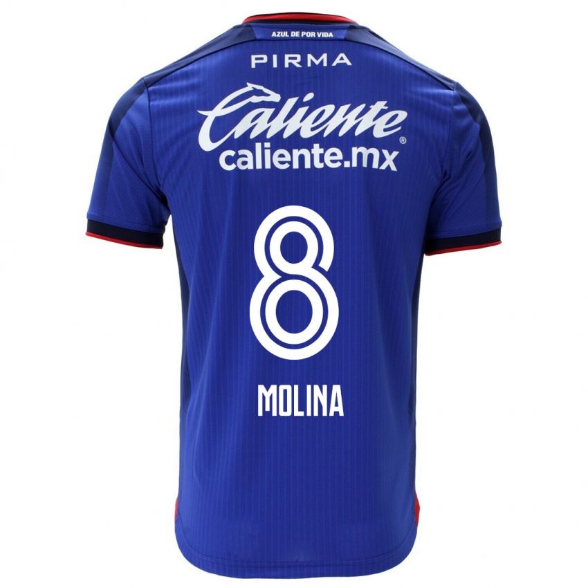 キッズDalia Molina#8青ホームシャツ2023/24ジャージーユニフォーム