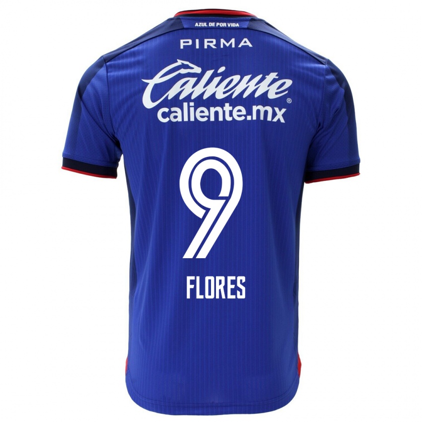 キッズDaniela Flores#9青ホームシャツ2023/24ジャージーユニフォーム