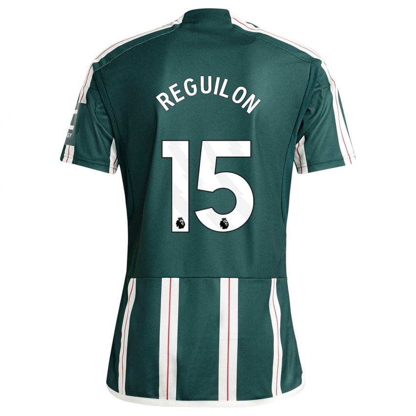キッズセルヒオ・レギロン・ロドリゲス#15濃い緑色アウェイシャツ2023/24ジャージーユニフォーム