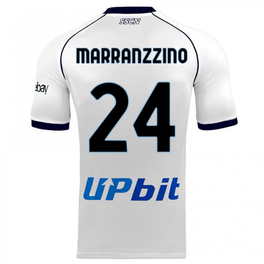 キッズパスクアーレ・マランツィーノ#24白アウェイシャツ2023/24ジャージーユニフォーム