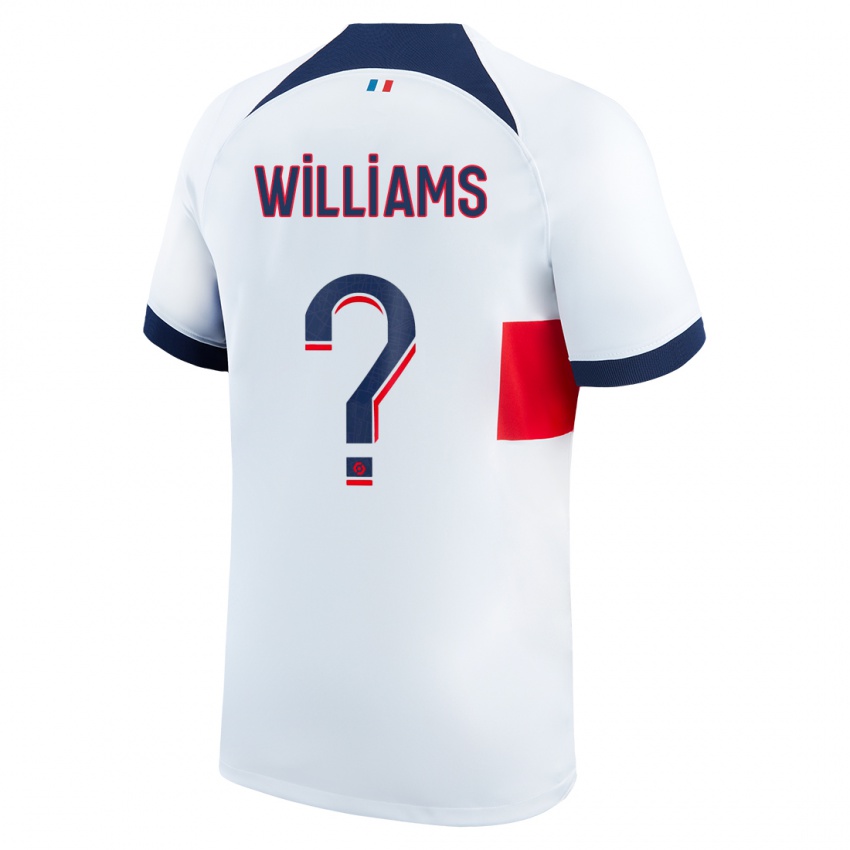 キッズリディア・ウィリアムズ#0白アウェイシャツ2023/24ジャージーユニフォーム