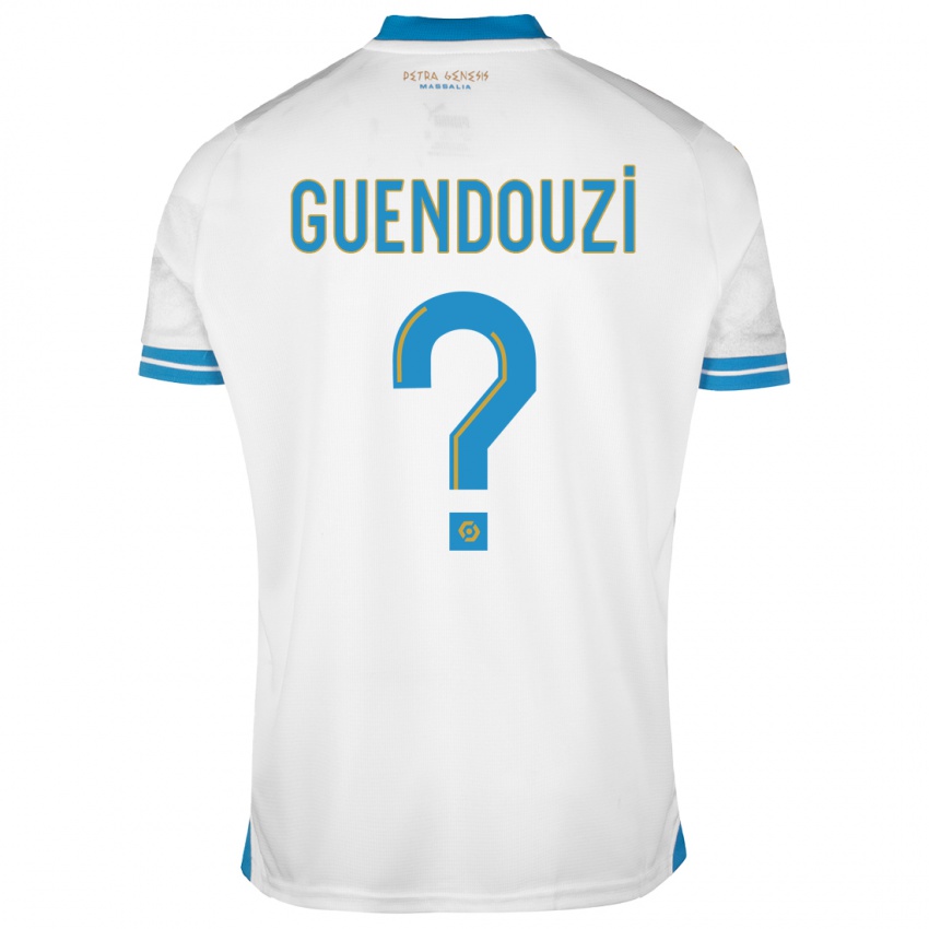メンズMilan Guendouzi Olie#0白ホームシャツ2023/24ジャージーユニフォーム