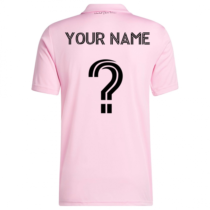 メンズあなたの名前#0ピンクホームシャツ2023/24ジャージーユニフォーム