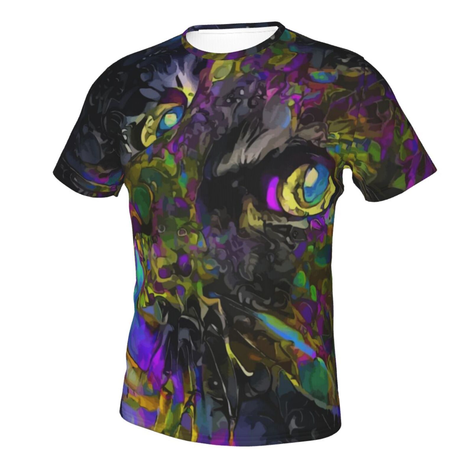 タリスマン猫ミクストメディア要素クラシックTシャツ