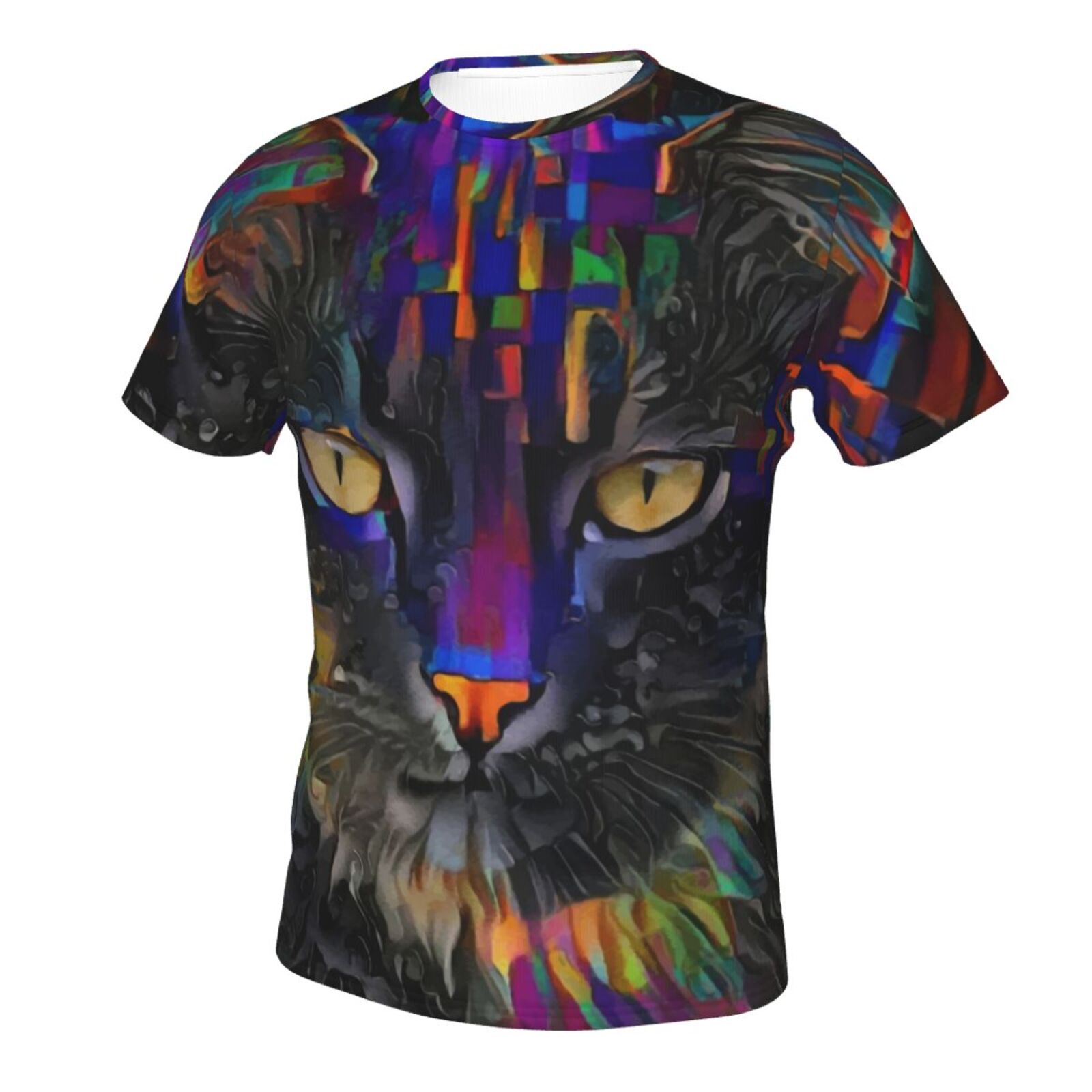 カミロ猫ミクストメディア要素クラシックTシャツ