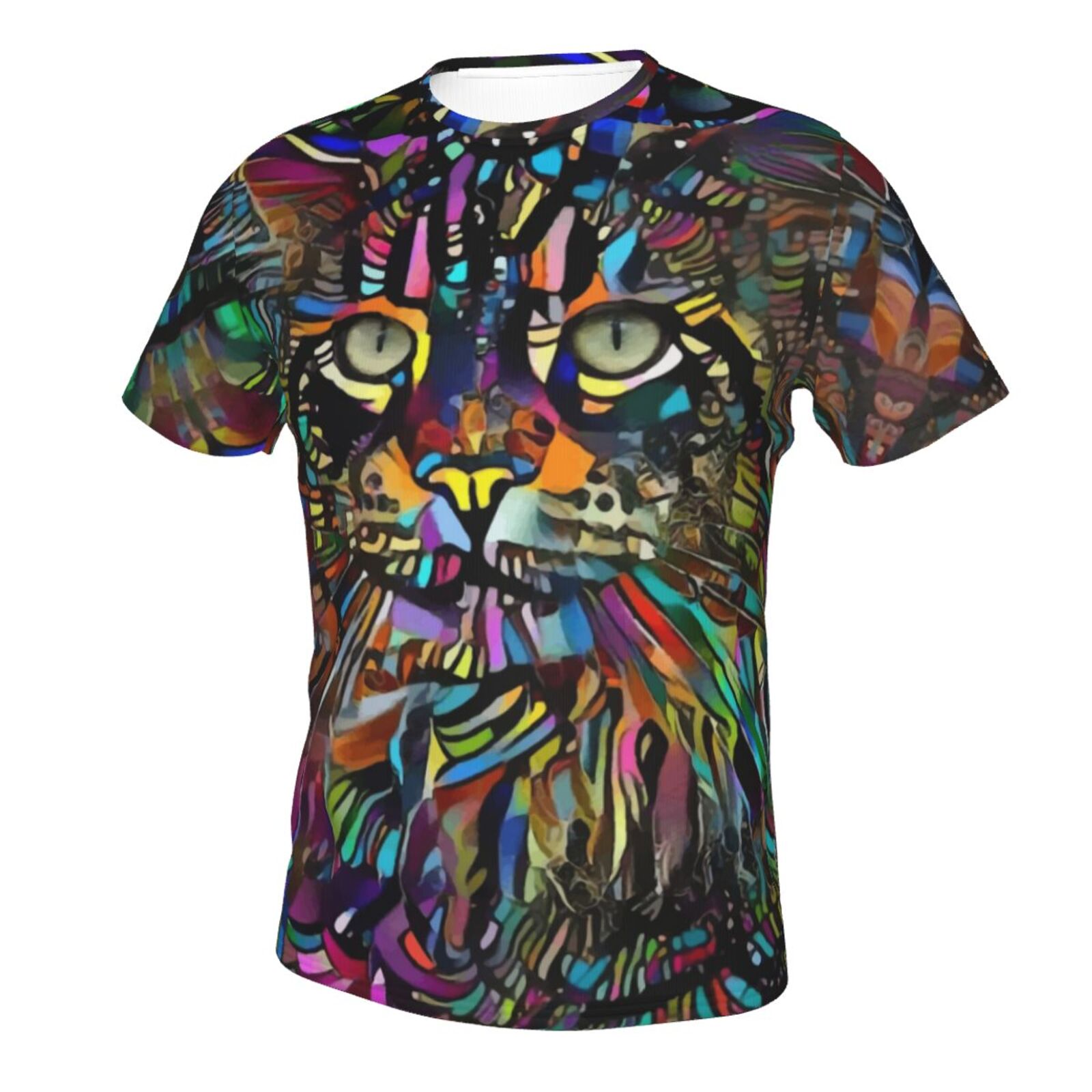 マングース猫ミクストメディア要素クラシックTシャツ